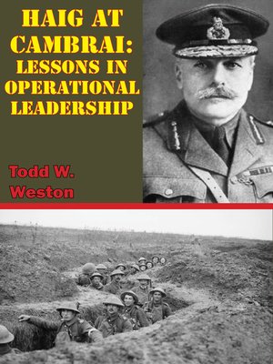 cover image of Haig At Cambrai